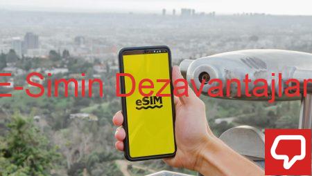 E-Simin Dezavantajları