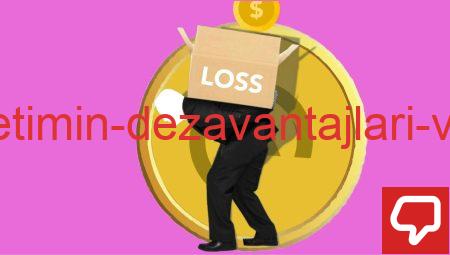 Finansal Yönetimin Dezavantajları ve Sakıncaları