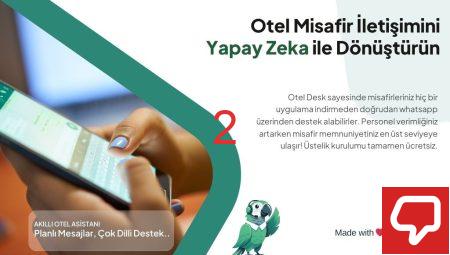 Türkiye Otelcilik Sektöründe Bir İlk: Otel Müdürü Kendi Yapay Zeka Destekli Akıllı Otel Asistanını Geliştirdi