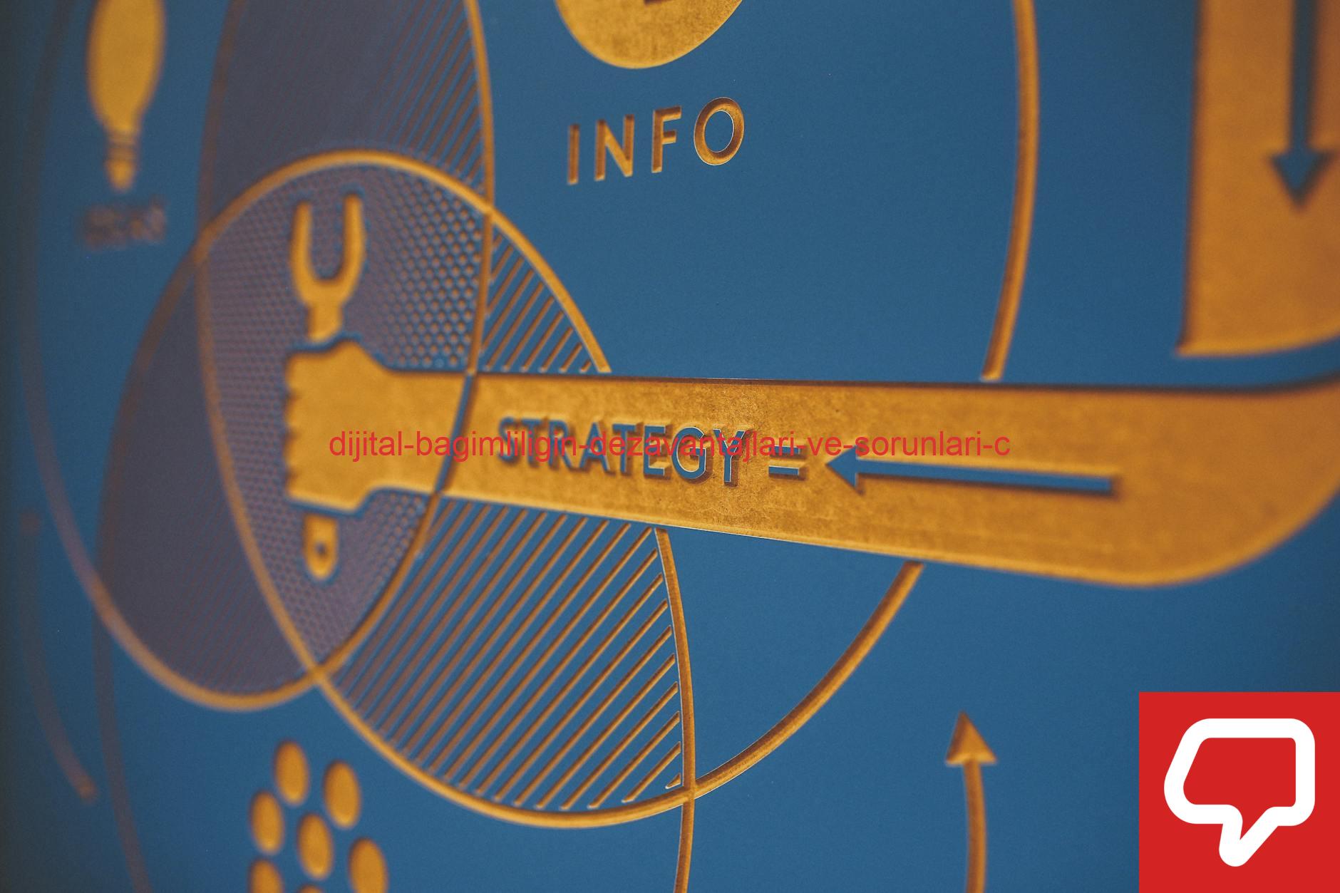 Colorful business infographic highlighting strategy and information concepts.