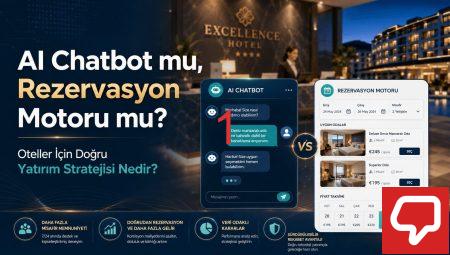 AI Chatbot mu, Rezervasyon Motoru mu? Oteller İçin Doğru Yatırım Stratejisi Nedir?