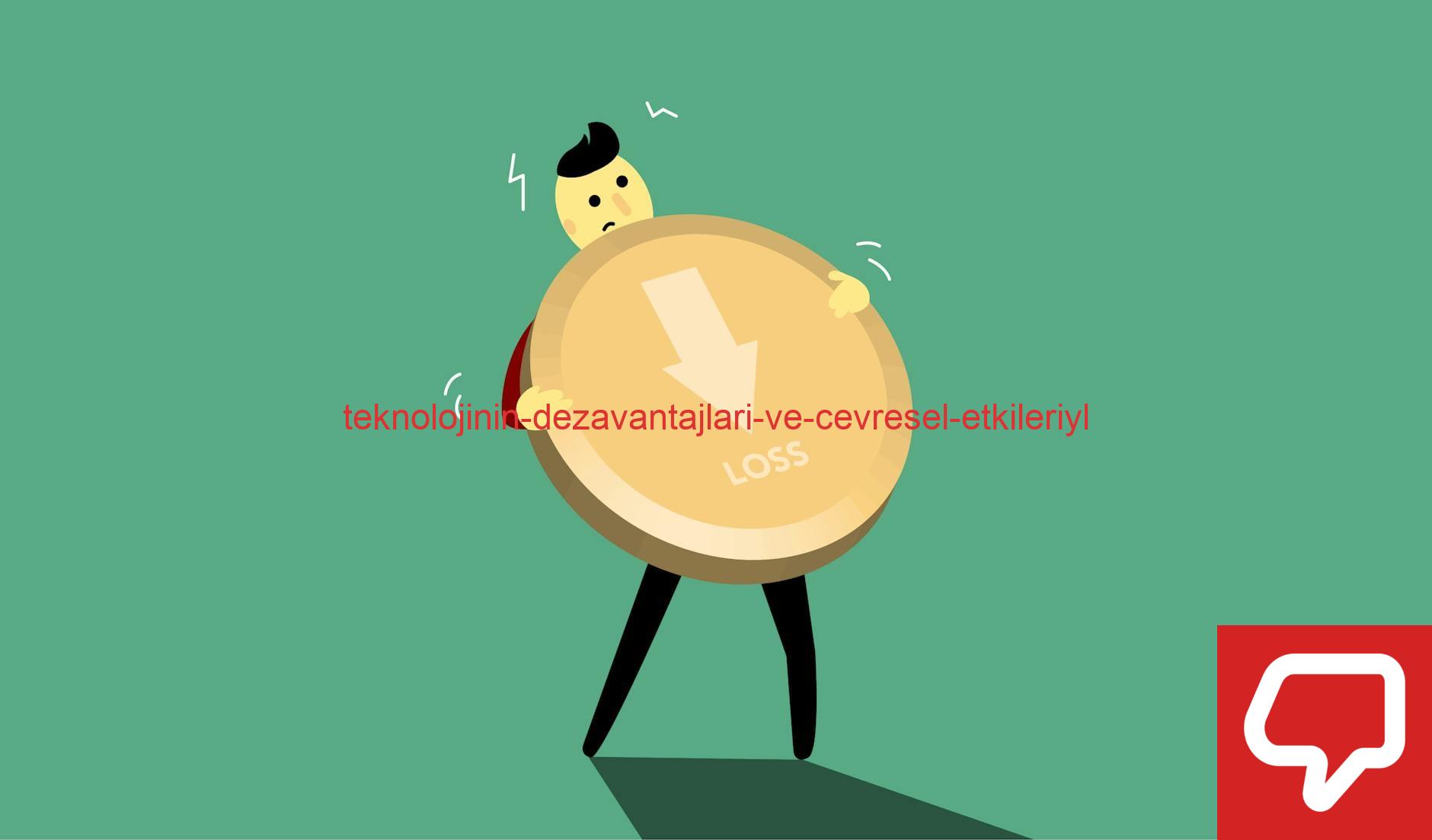 Illustration of a cartoon character struggling with a large coin symbolizing financial loss.
