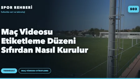 Maç Videosu Etiketleme Düzeni Sıfırdan Nasıl Kurulur